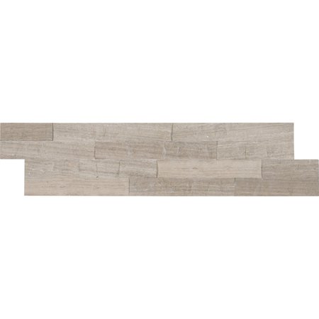 Gray Oak Split Face Ledger Panel SAMPLE Marble Wall Tile -  MSI, ZOR-PNL-0037-SAM